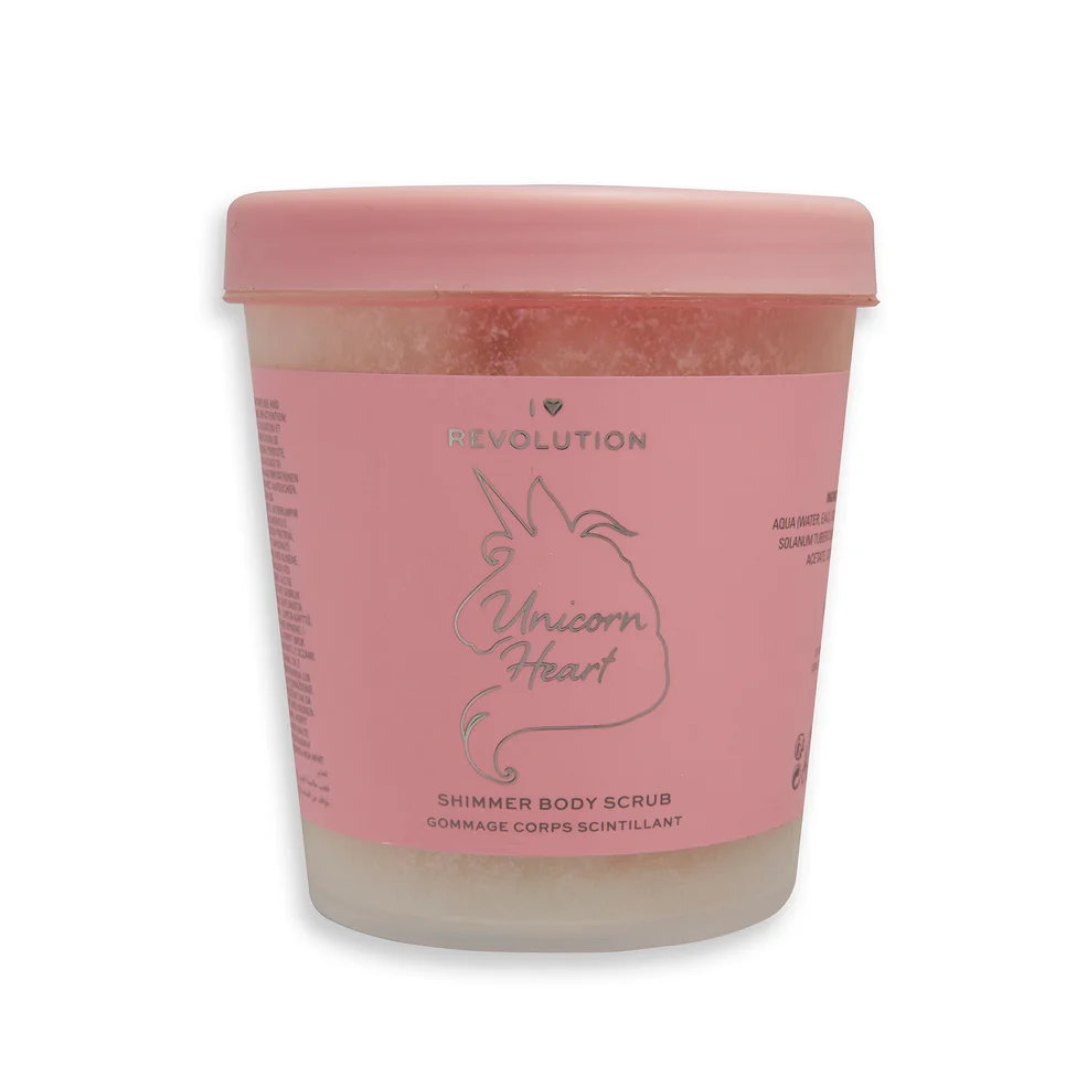 Revolution Beauty I Heart Revolution Exfoliante Corporal Corazón de Unicornio Imagen 1
