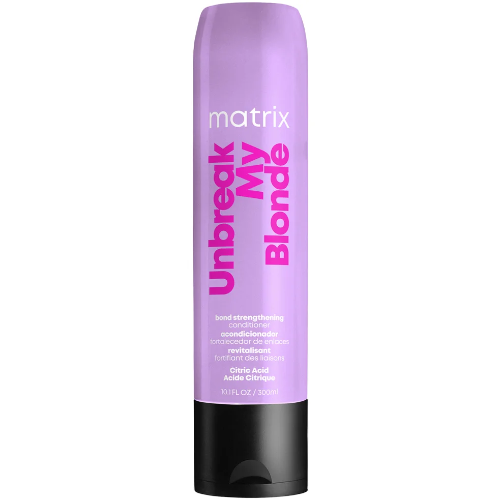 Acondicionador fortalecedor sin sulfatos Matrix Total Results Unbreak My Blonde 300ml Imagen 1