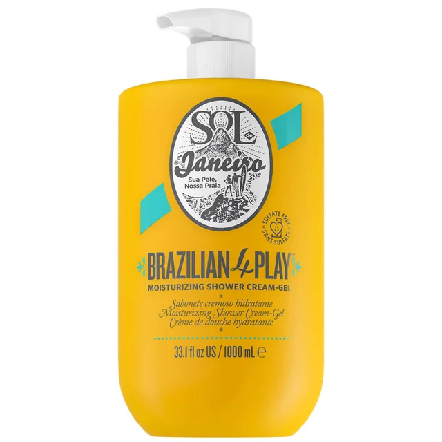 Crema de ducha hidratante en gel Brazilian 4 Play de Sol de Janeiro 1000 ml
