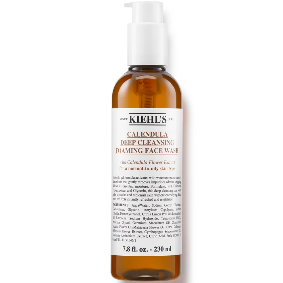 Kiehl's Calendula Deep Cleansing Foaming Face Wash - 230ml Imagen 1