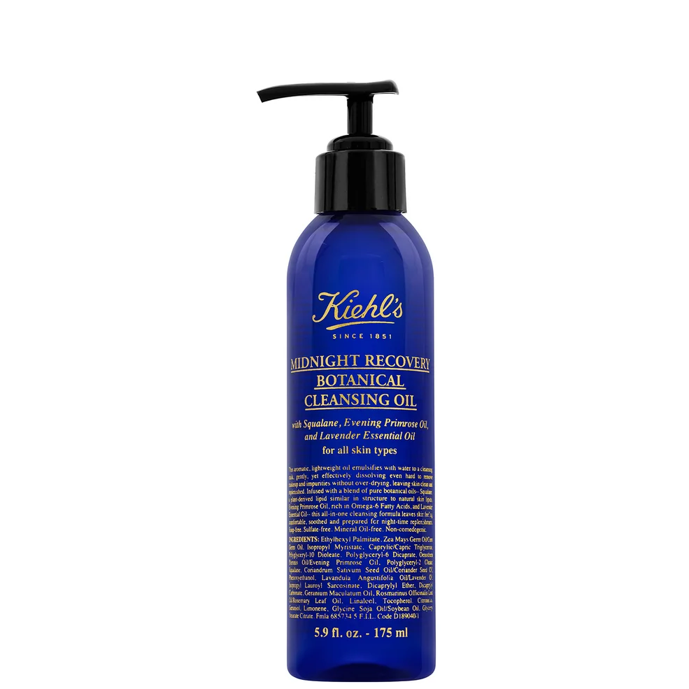 Kiehl's Midnight Recovery Botanical Cleansing Oil - 175ml Imagen 1