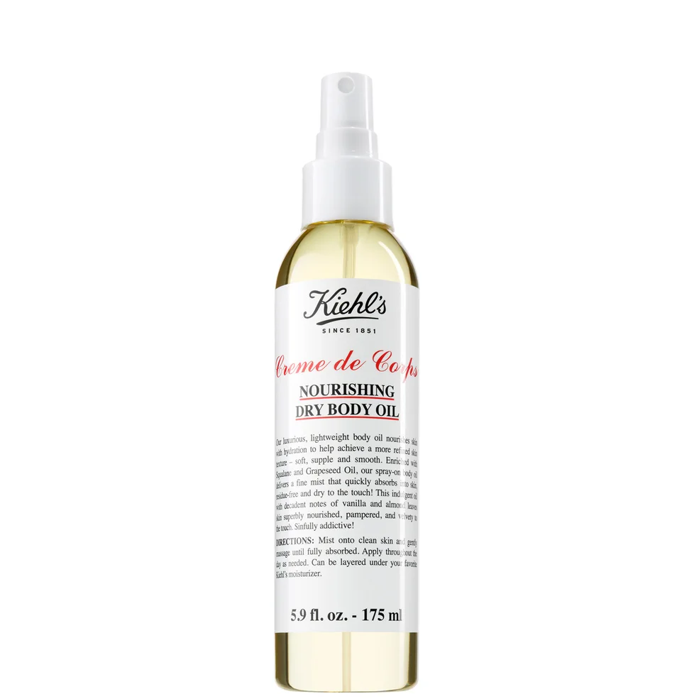 Kiehl's Crème de Corps Nourishing Dry Body Oil - 175ml Imagen 1
