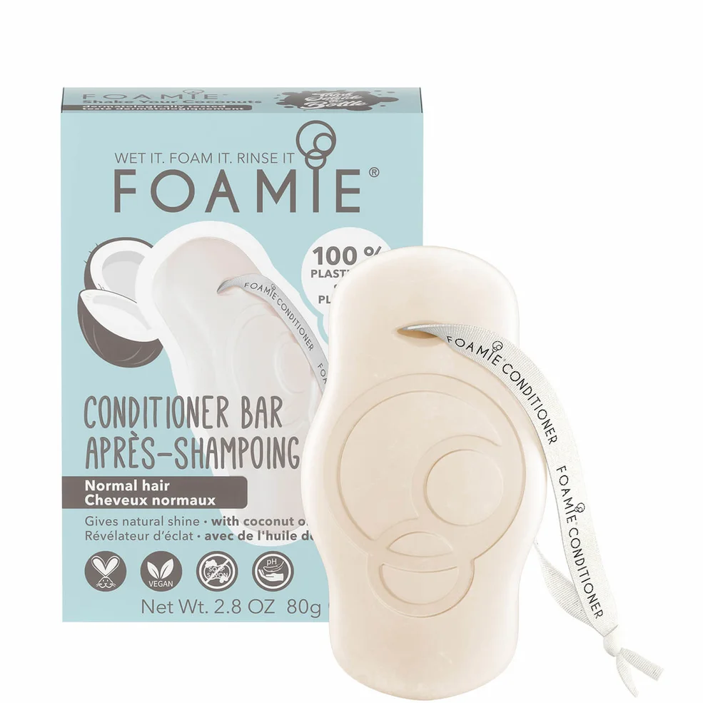 FOAMIE Conditioner Bar - Coconut for Normal Hair Imagen 1