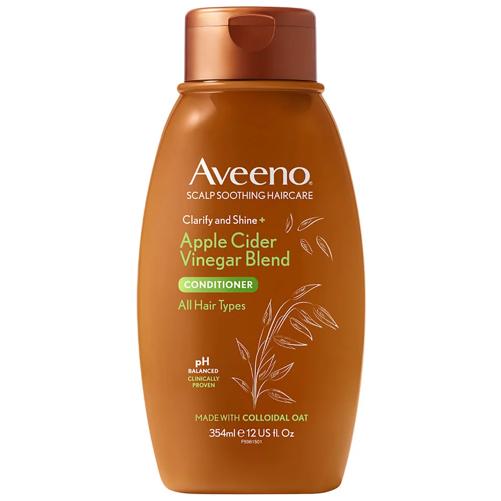 Aveeno Scalp Soothing Haircare Clarify and Shine Apple Cider Vinegar Conditioner 354ml Imagen 1