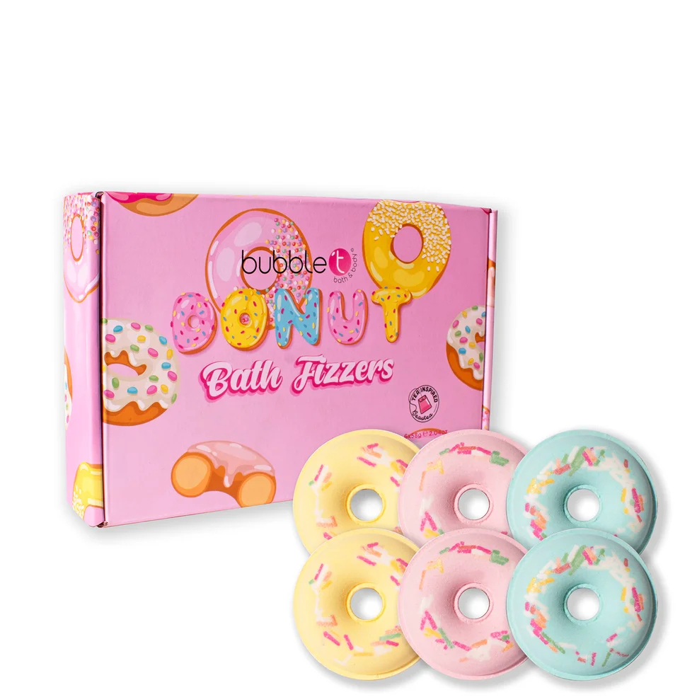 Bubble T Donut Bath Bomb Fizzers Gift Set Imagen 1