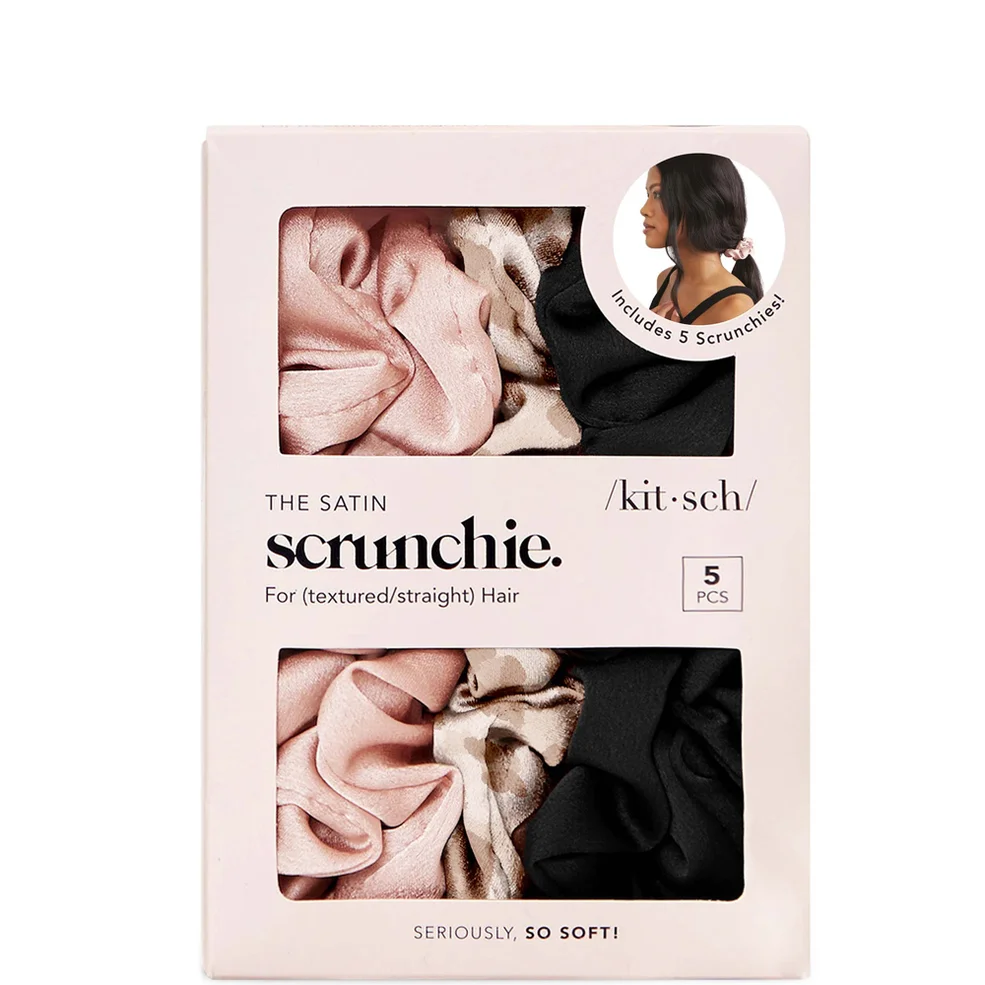 Kitsch Satin Sleep Scrunchies (Various Colours) Imagen 1