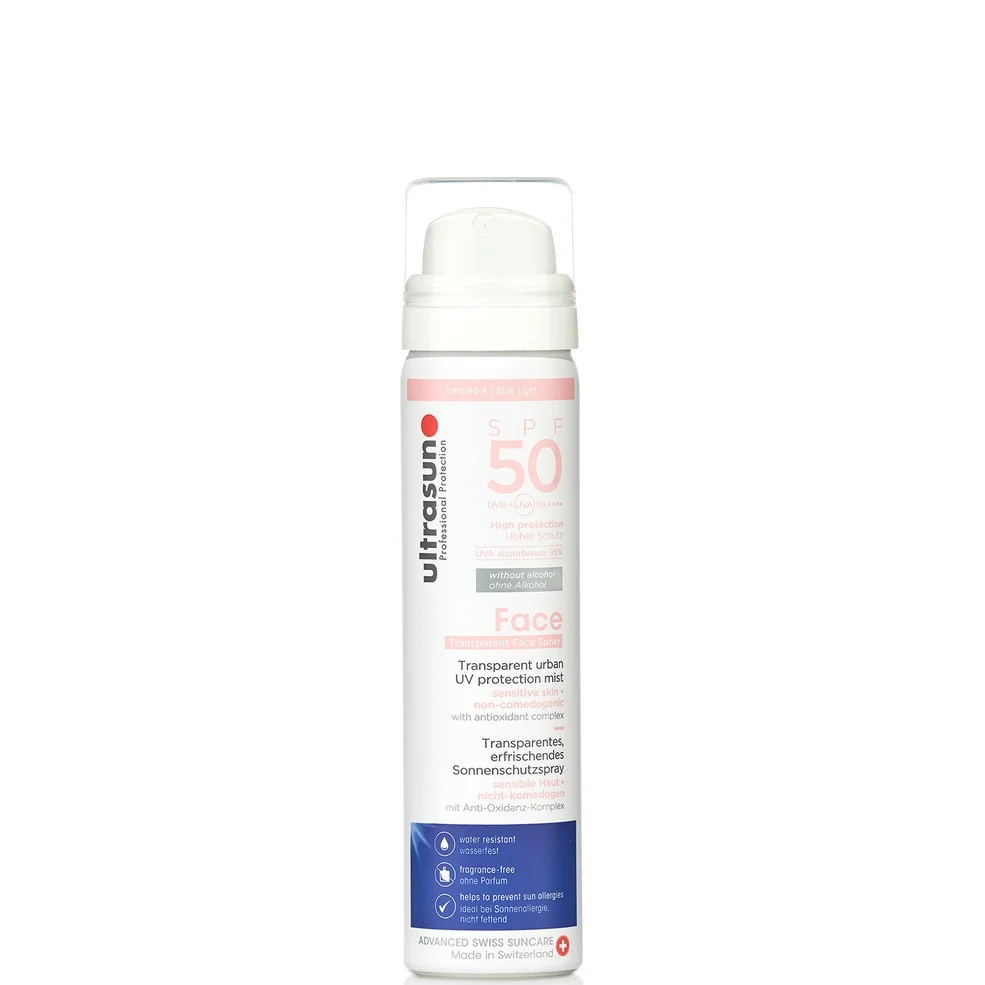 Bruma facial y capilar Ultrasun SPF50 75ml Imagen 1