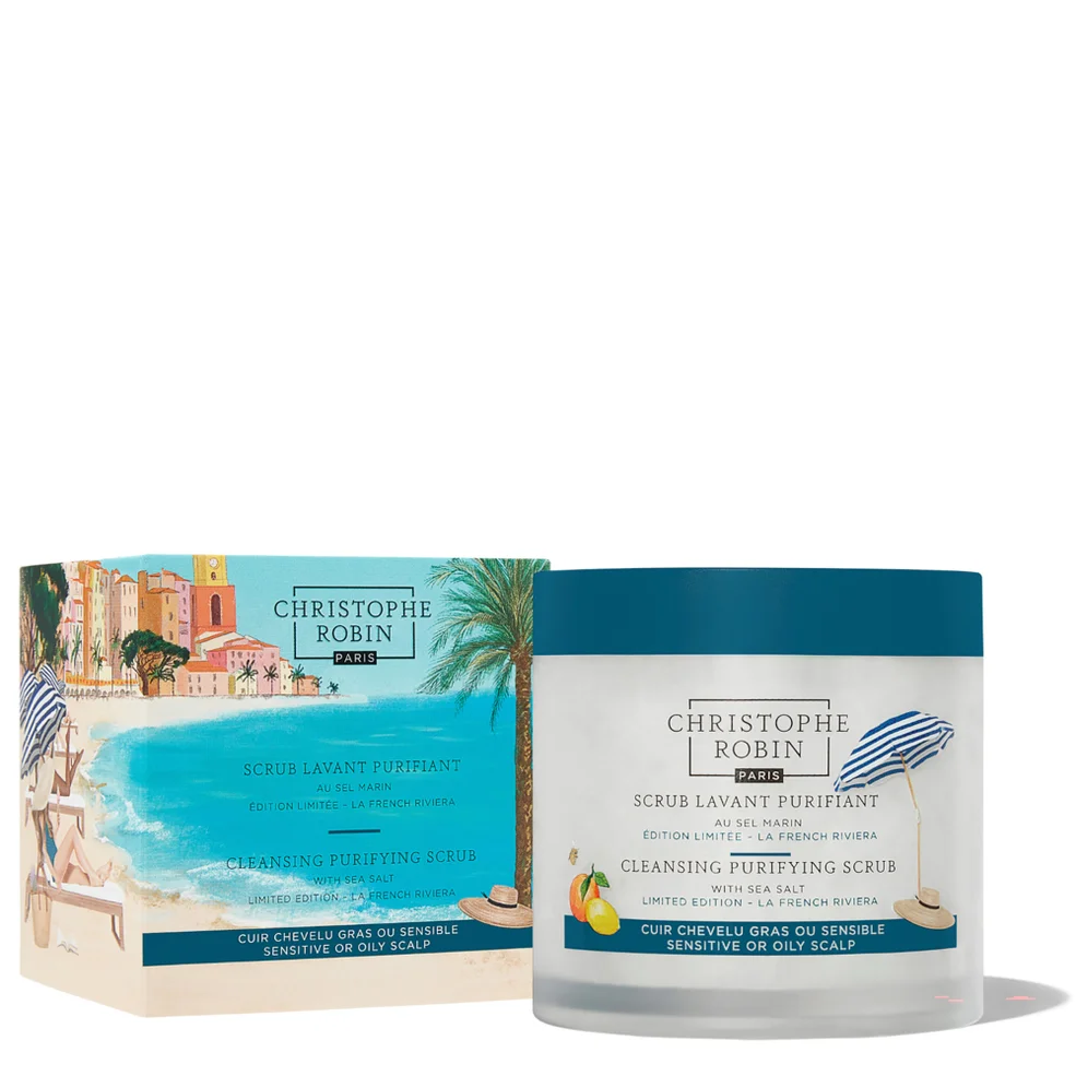 Christophe Robin Limited Edition French Riviera Cleansing Purifying Scrub with Sea Salt 250ml Imagen 1