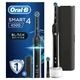 Oral B Smart 4 4500N Black Electric Toothbrush Powered by Braun