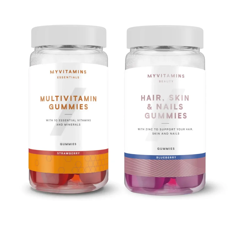 Myvitamins Gummy Bundle (Hair, Skin and Nail + Multivitamins) Imagen 1