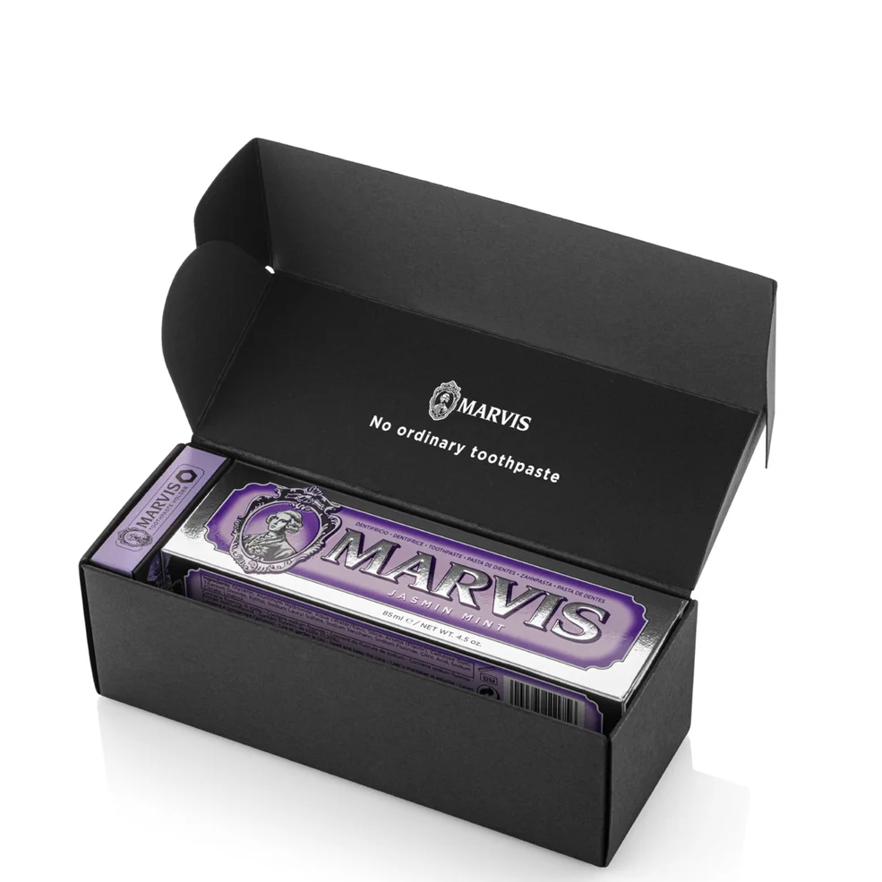 Juego de pasta de dientes y soporte de tubo Marvis - Jazmín Imagen 1