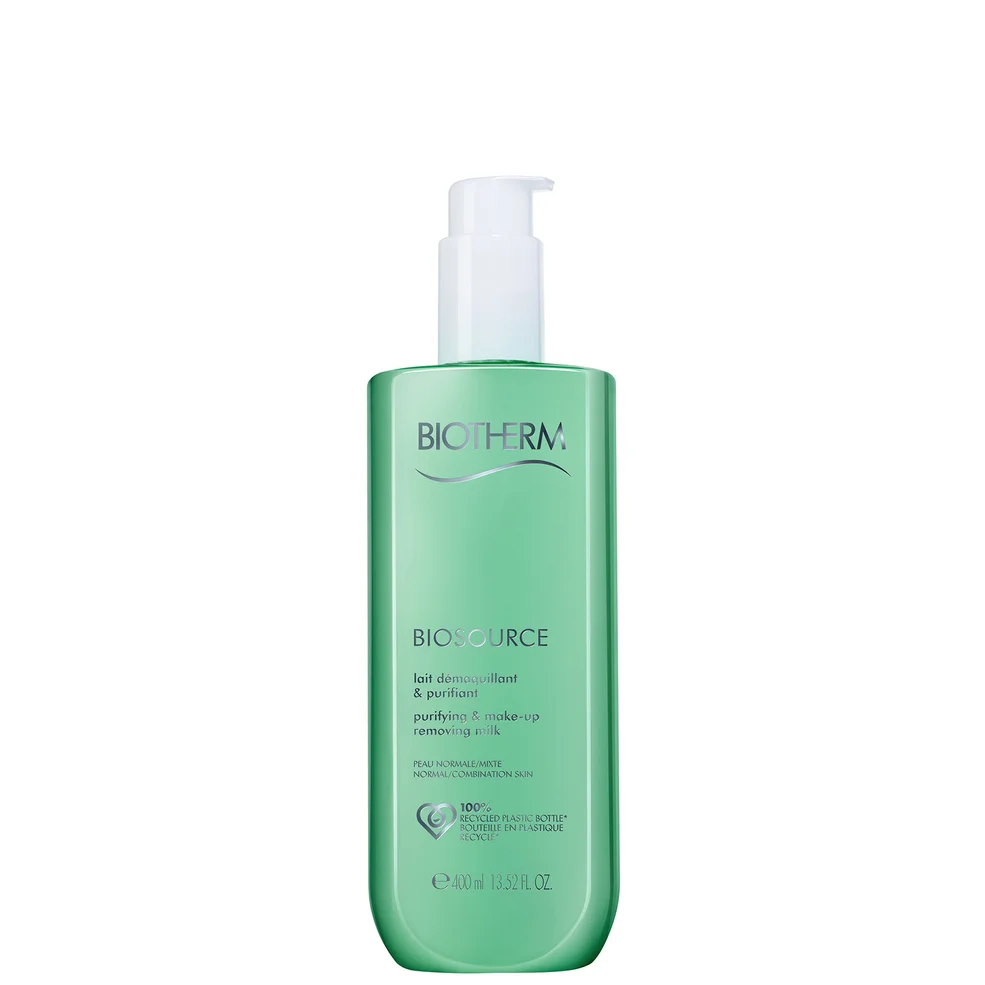 Biotherm Biosource Purifying and Makeup Removing Milk 400ml Imagen 1
