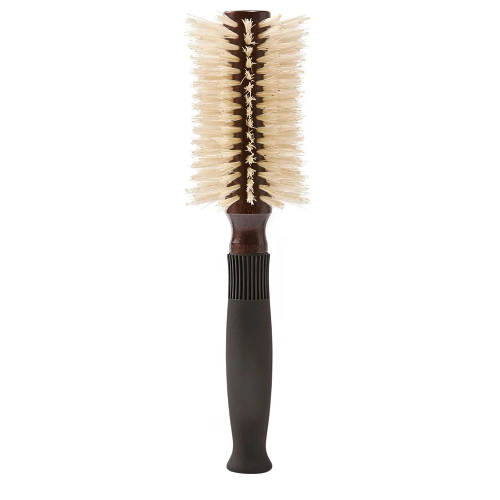 Christophe Robin Pre-Curved Blowdry Hairbrush with Natural Boar-Bristle and Wood - 12 Rows Imagen 1