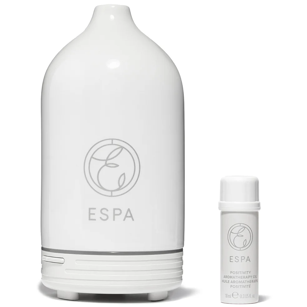 ESPA Aromatherapy Essential Oil Diffuser Starter Kit - Positivity Imagen 1