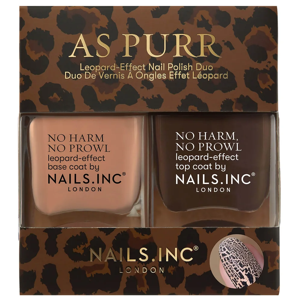 uñas inc. Como Dúo de Leopardo Purr Imagen 1