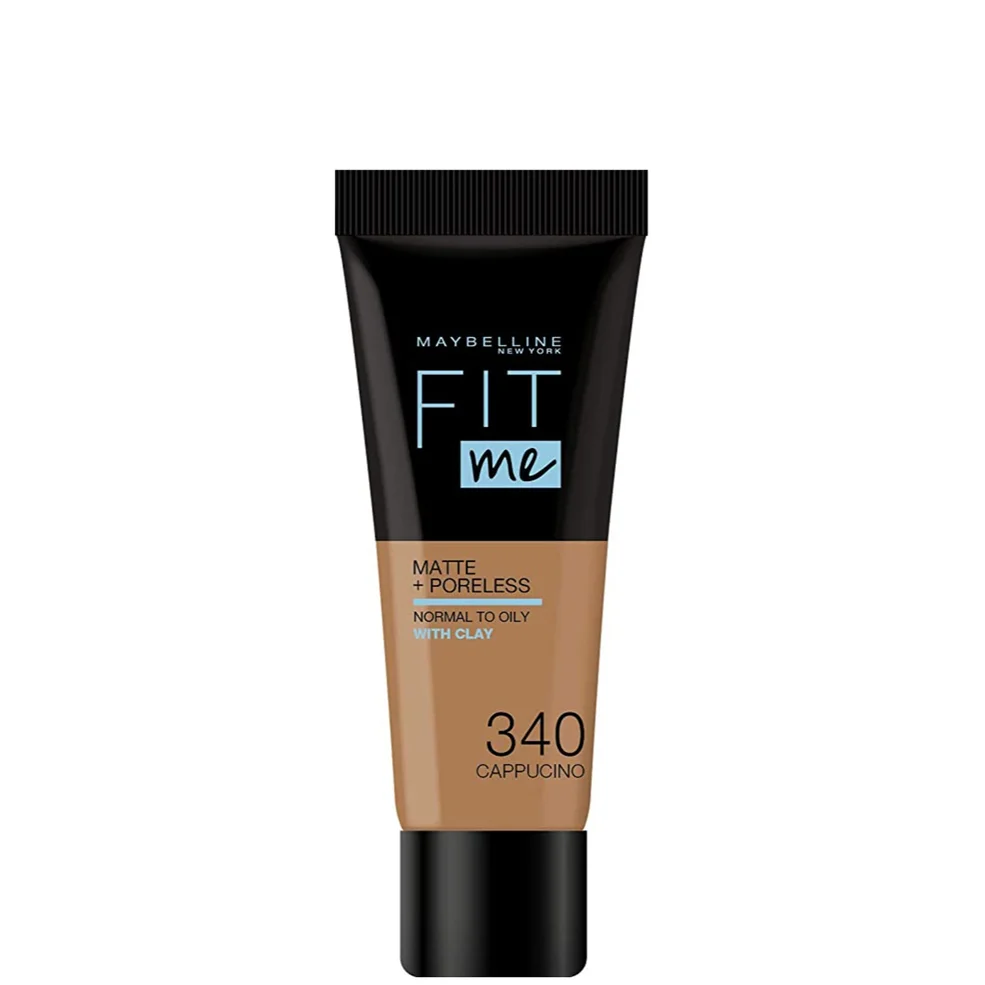 Maybelline New York Fit Me Matte and Poreless Foundation - 340 Cappucino 30ml Imagen 1