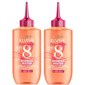 L'Oréal Paris Elvive Dream Lengths Wonder Water 8 Second Hair Treatment 200ml Duo - undefined undefined