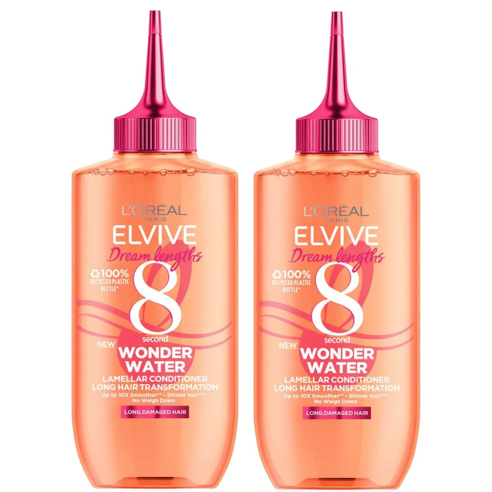 L'Oréal Paris Elvive Dream Lengths Wonder Water 8 Second Hair Treatment 200ml Duo Imagen 1