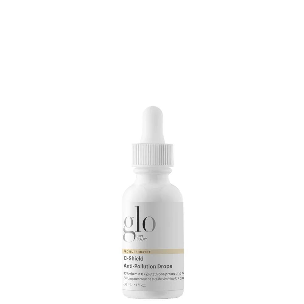 Glo Skin Beauty C-Shield Gotas anticontaminación | 15 Suero protector de glutatión de vitamina C 1 fl. oz. Imagen 1