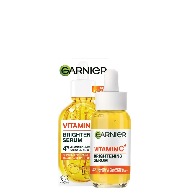 Garnier 3,5% Vitamina C, Niacinamida, Ácido Salicílico, Sérum Luminoso y Antimanchas 30ml