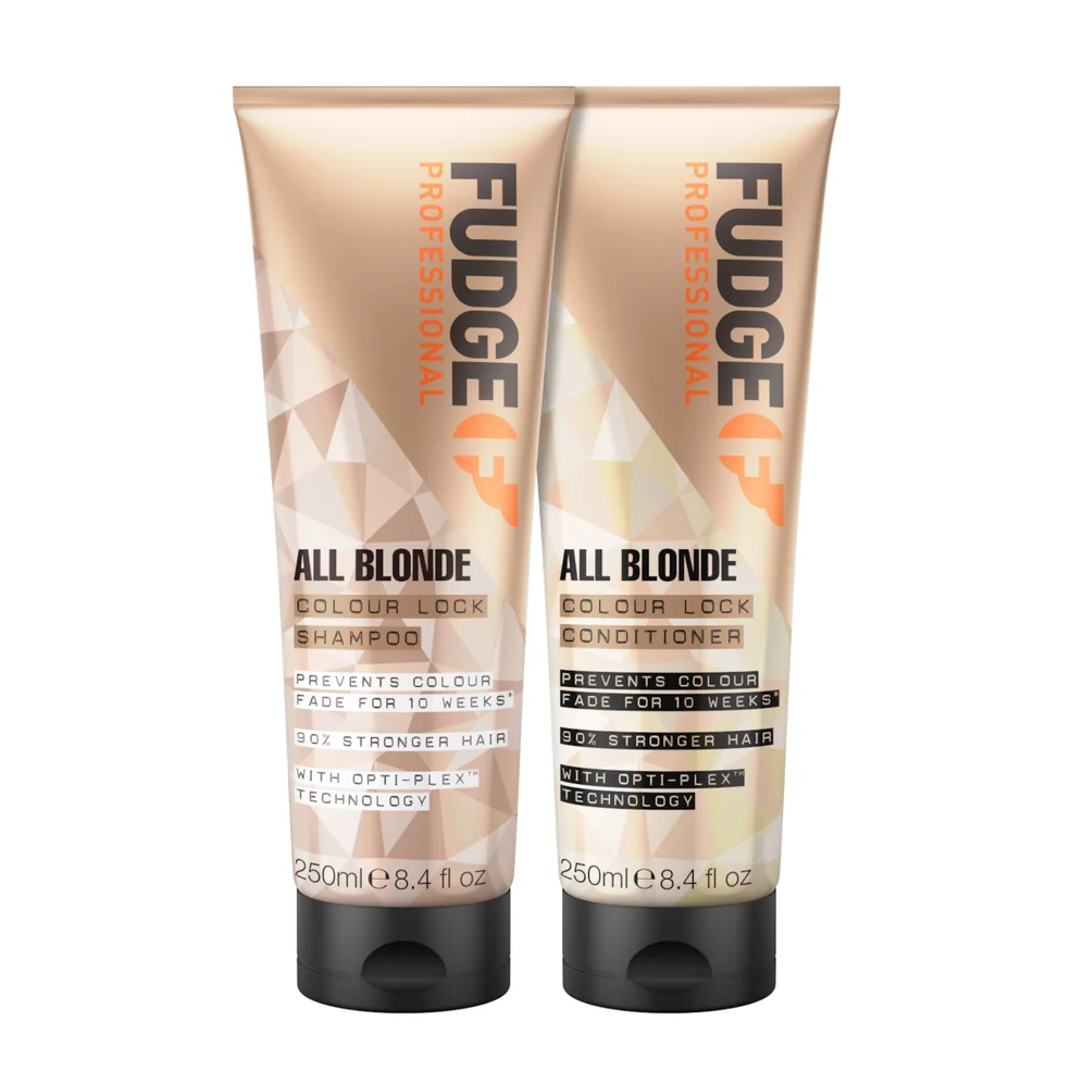 Fudge Professional All Blonde Colour Lock Shampoo and Conditioner Bundle 250ml Imagen 1