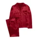 ESPA Silk Pyjamas - Claret Rose - M