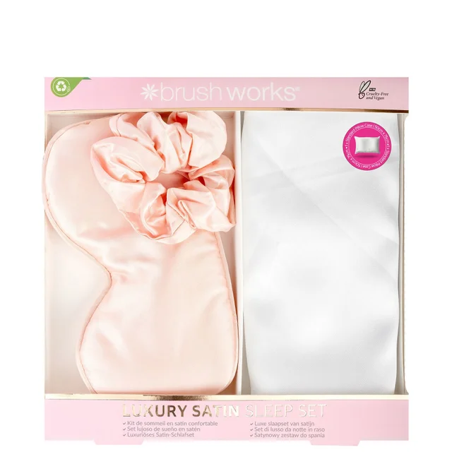 set de dormir de satén de lujo brushworks