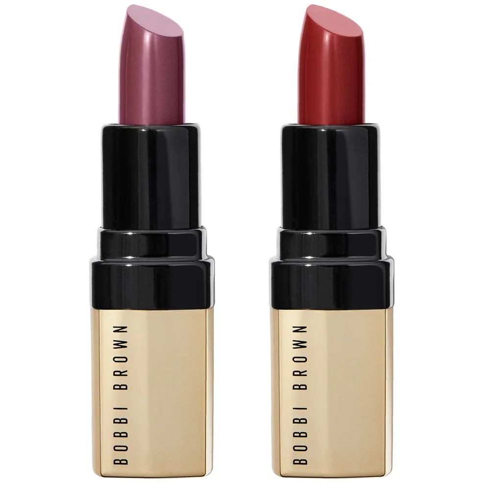 Bobbi Brown Mini Luxe Lip Colour Duo - Hibiscus and Parisian Red Imagen 1