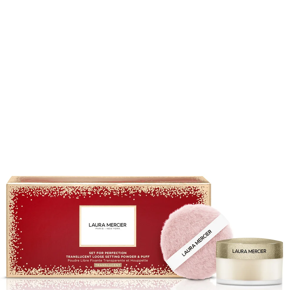 Laura Mercier Set For Perfection Translucent Loose Setting Powder and Puff Set 10g (Various Colours) Imagen 1