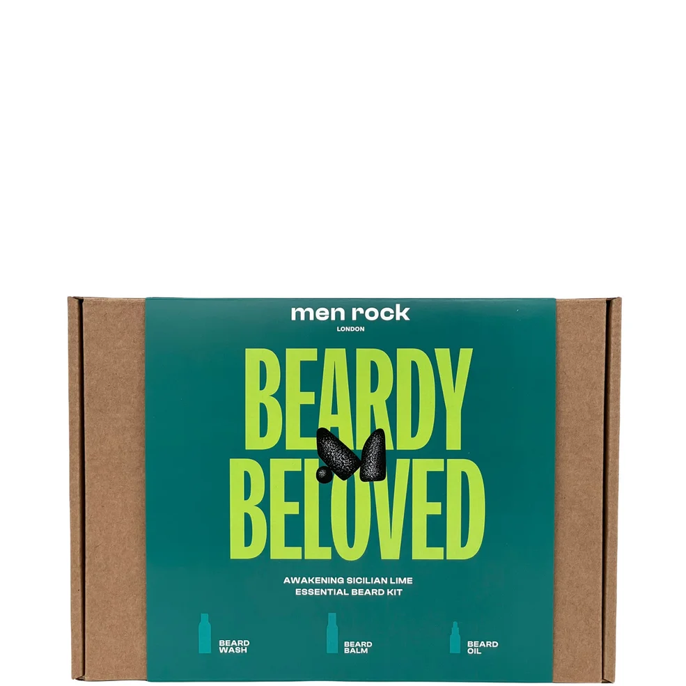 Set de regalo para el cuidado de la barba Men Rock - Sicilian Lime Imagen 1