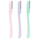 Brushworks Precision Eyebrow Razor - Pastel (Pack de 3)