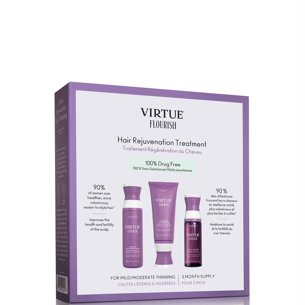 VIRTUE Flourish Hair Rejuvenation Treatment (3 Month Supply) Imagen 1