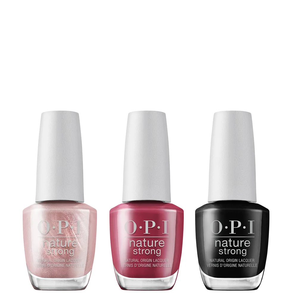 OPI Nature Strong Natural Vegan Nail Polish Trio (Various Colours) Imagen 1