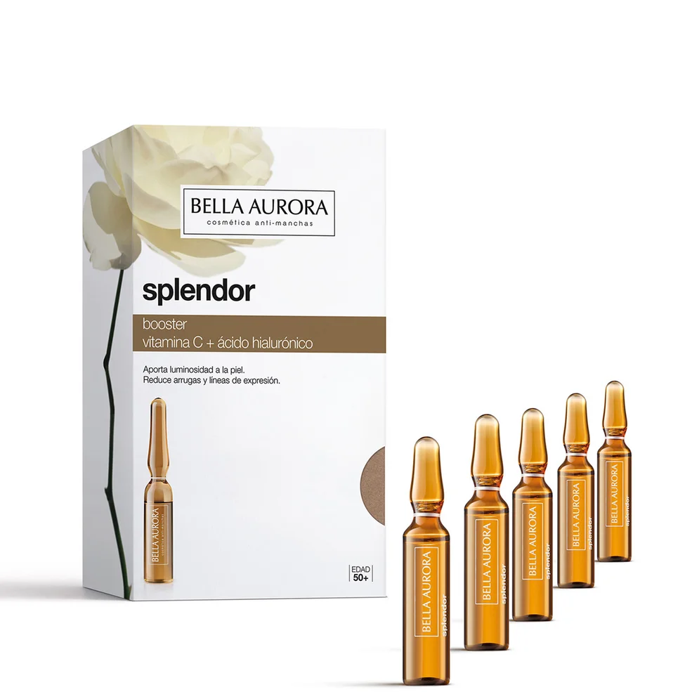 Bella Aurora Splendor Anti-Ageing Vitamin C and Hyaluronic Acid Booster Ampoules 5 x 2ml Imagen 1