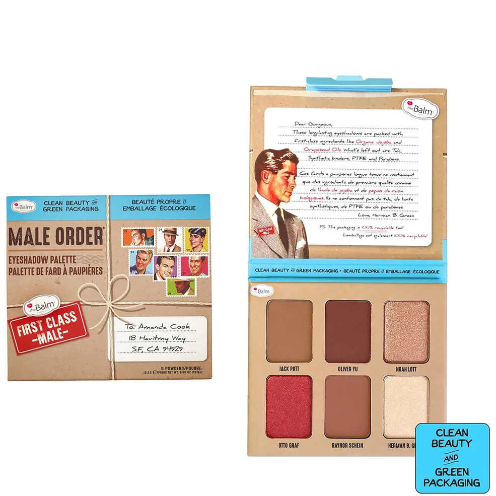 theBalm Male Order Eyeshadow Palette - First Class Male Imagen 1