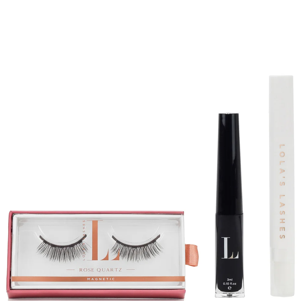 Lola's Lashes Rose Quartz Hybrid Eyelash Kit Imagen 1