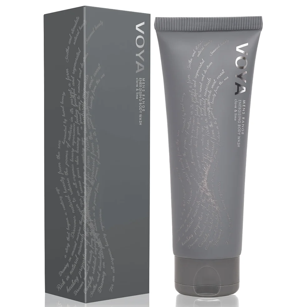VOYA Men's Range Energising Body Wash - Clove & Lime (200ml) Imagen 1