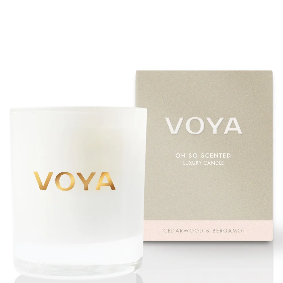 VOYA Luxury Scented Candle Cedarwood and Bergamot 20ml Imagen 1