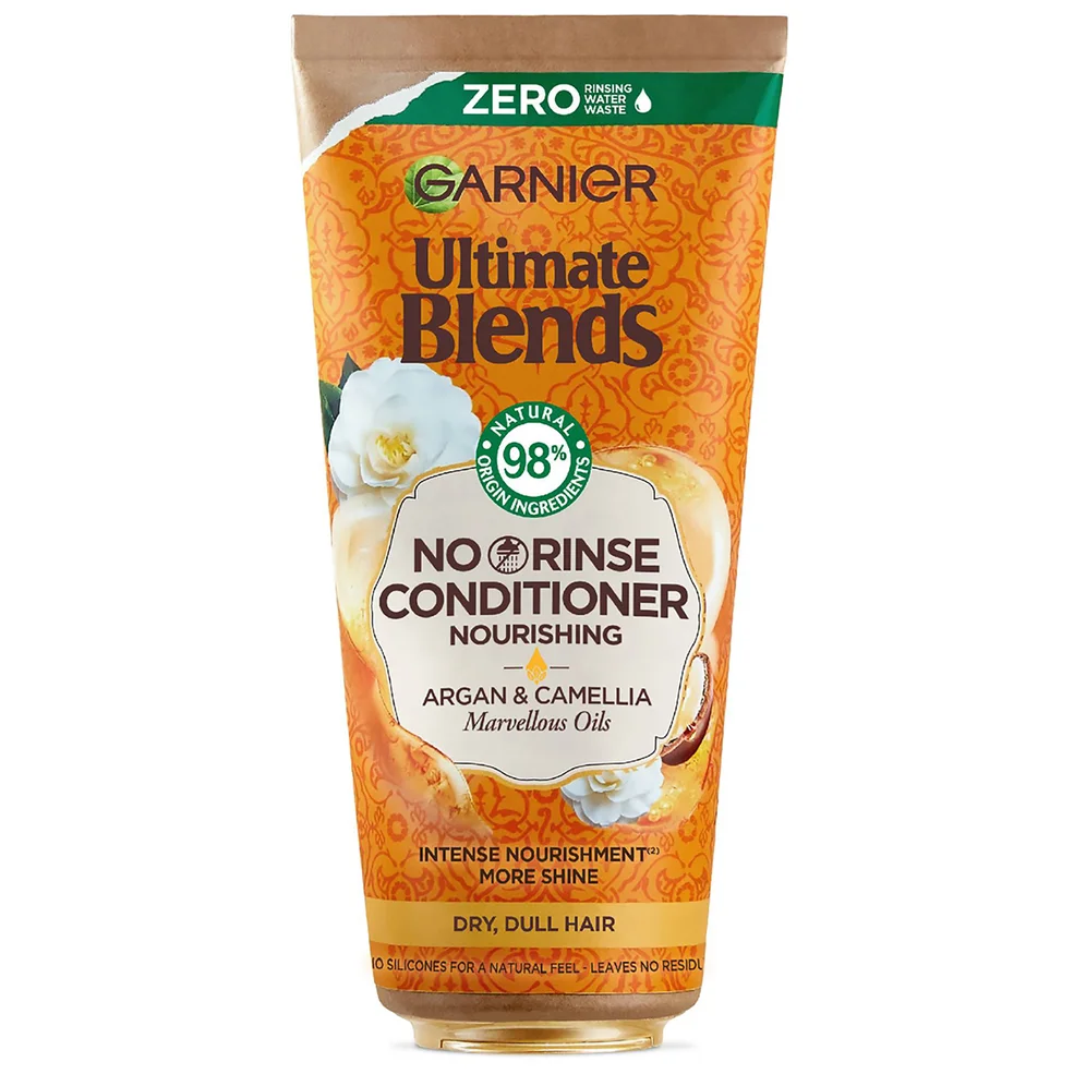Garnier Ultimate Blends Marvellous Oils Nourishing NO RINSE Leave-in Conditioner for Dry Dull Hair 200ml Imagen 1