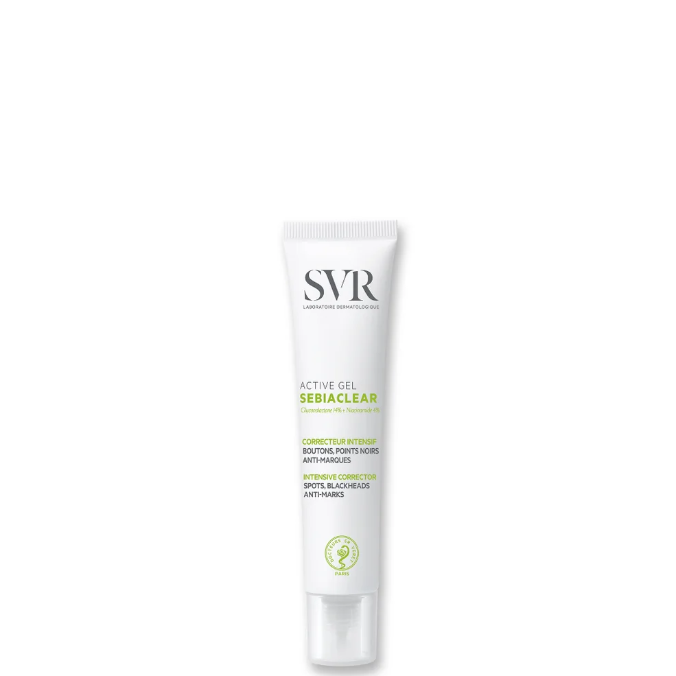 SVR SEBIACLEAR Active Anti-Blemish Face Gel-Cream for Acne-Prone, Oily Skin with Gluconalactone & Niacinamide, 40ml Imagen 1