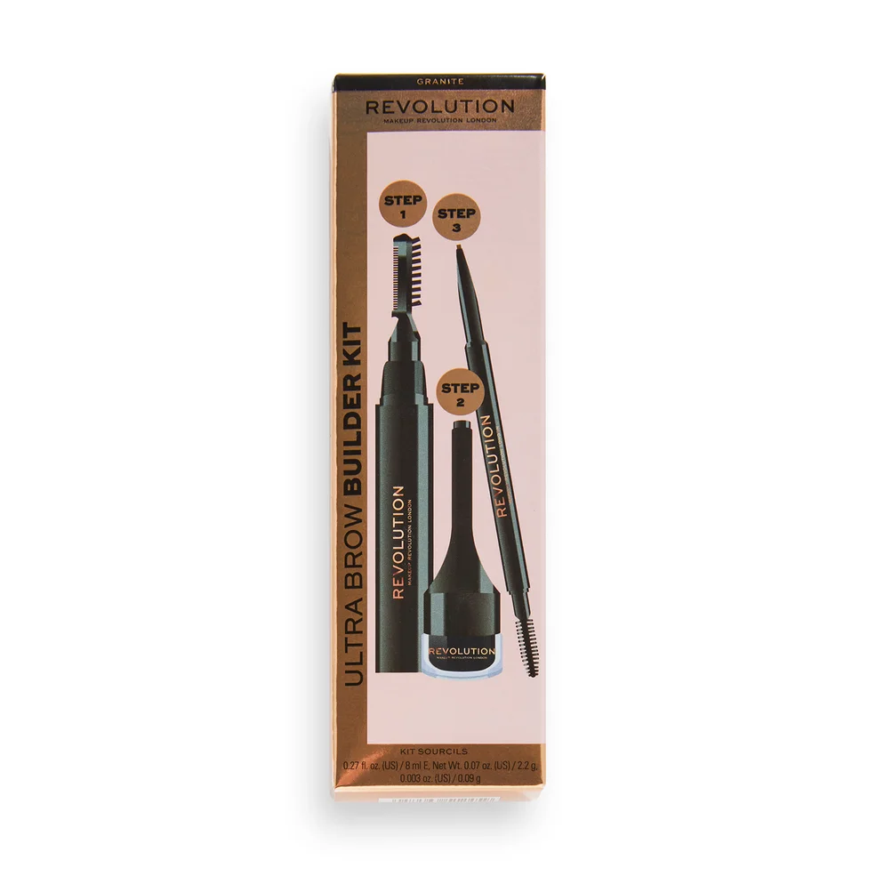 Makeup Revolution Ultra Brow Builder Kit (Various Shades) Imagen 1