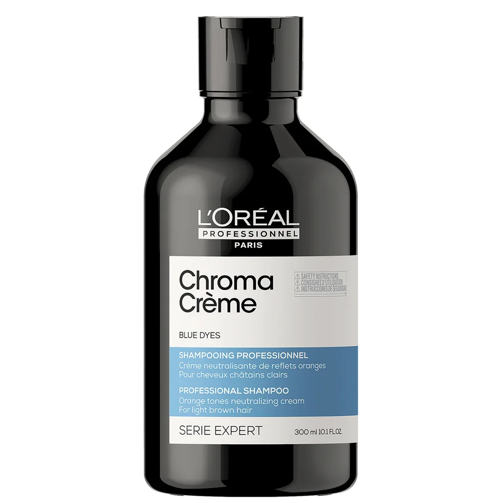 L'Oréal Professionnel Paris Chroma Crème Orange-Tones Neutralizing Cream Shampoo - Light To Medium Brown Hair 300ml Imagen 1