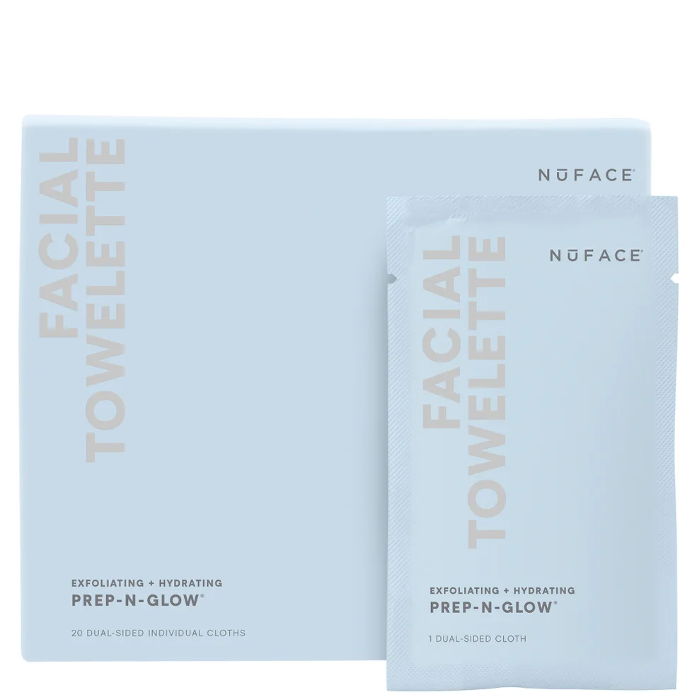 NuFACE Prep-N-Glow Facial Towelette (20 Pack) Imagen 1