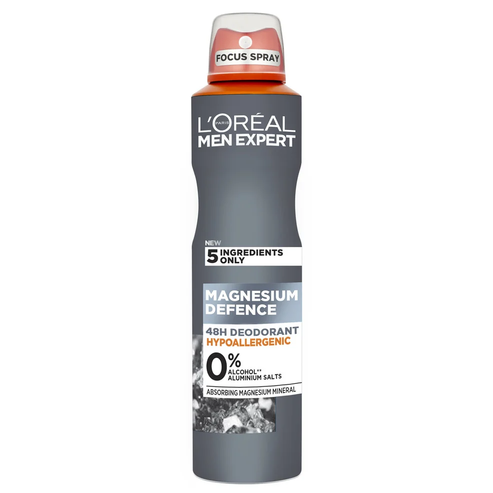 L'Oréal Paris Men Expert Hypoallergenic Deodorant 48 Hour Protection 250ml Imagen 1