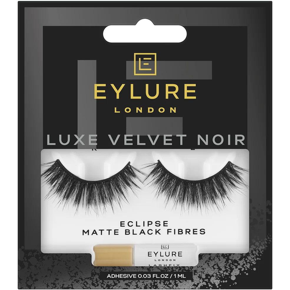 Eylure Luxe Velvet Noir False Lashes - Ecplise Imagen 1