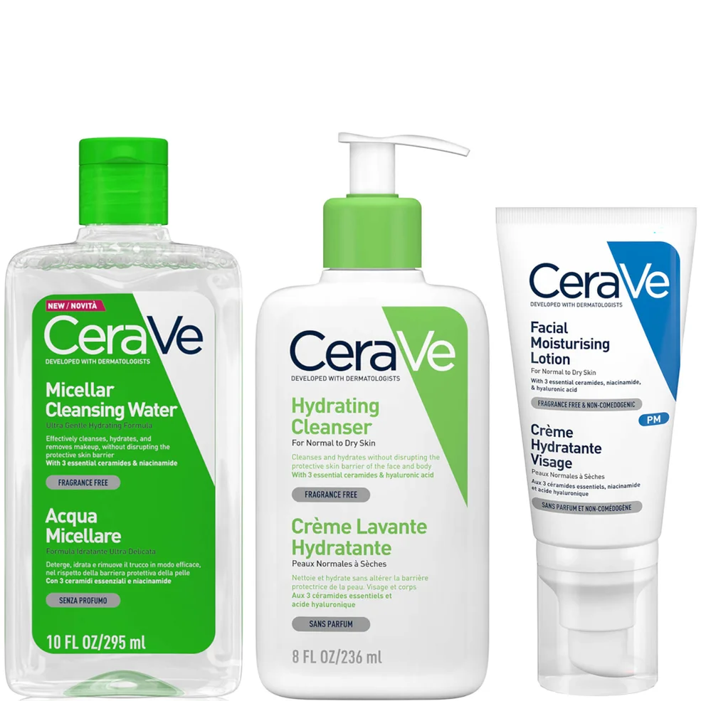 Kit de limpieza e hidratación en 3 pasos de CeraVe Imagen 1