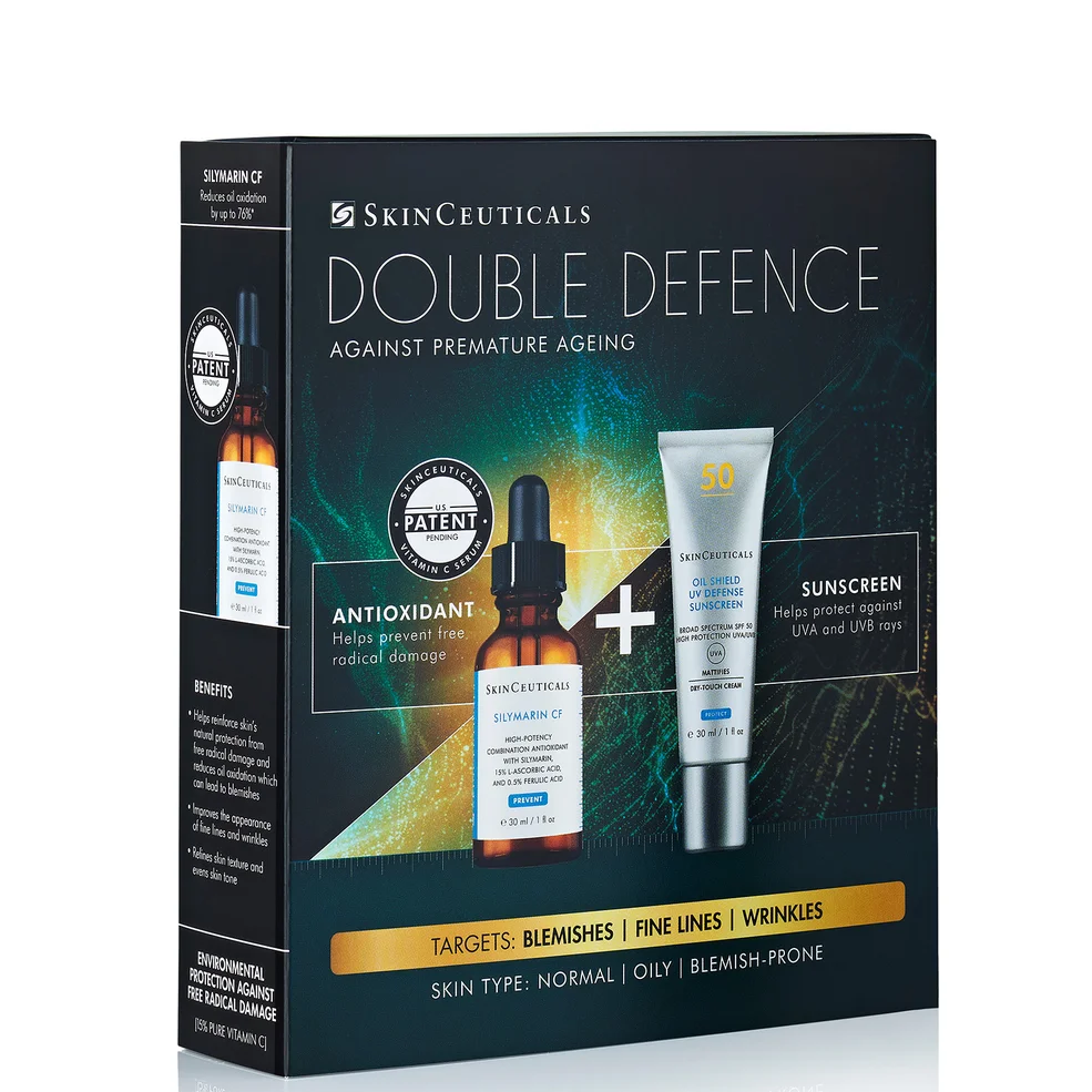SkinCeuticals Double Defence Silymarin CF Kit for Oily/Blemish-Prone Skin Imagen 1