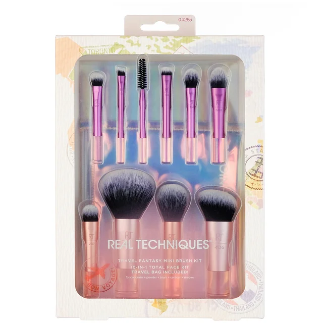 Mini set de brochas Travel Fantasy de Real Techniques