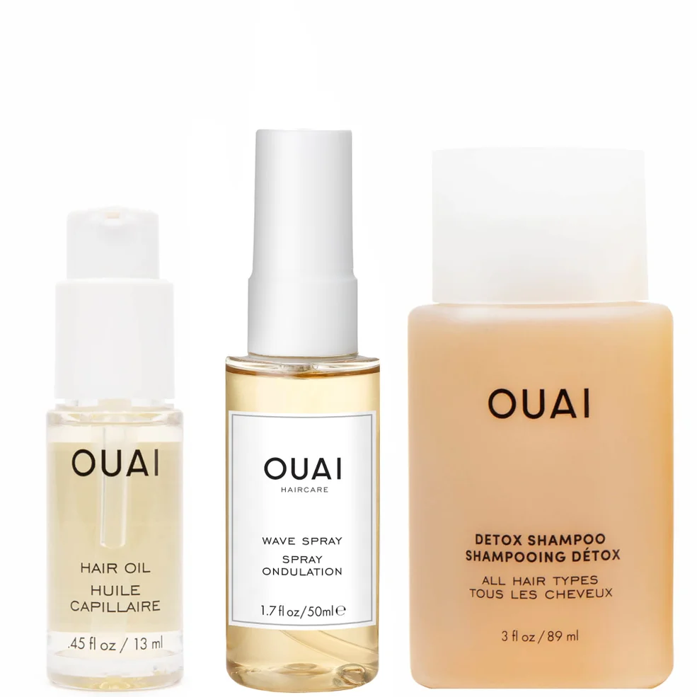 Set de productos básicos de OUAI de tamaño viaje Imagen 1