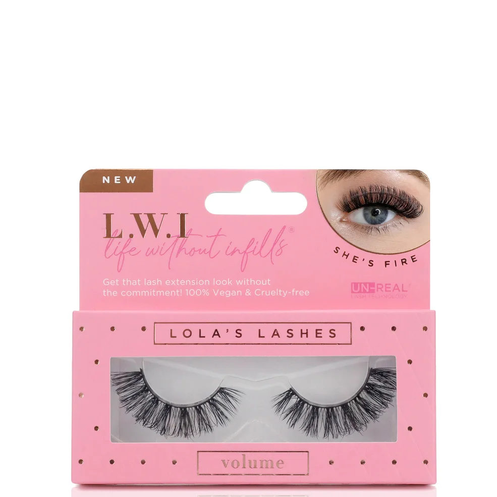 Lola's Lashes L.W.I She's Fire Russian Strip Lashes Imagen 1